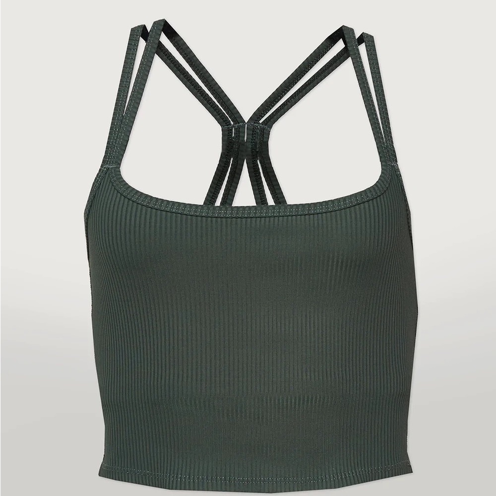 Carbon 38 Matching Set Ribbed 7/8 Leggings + Bra Top - Picture 8 of 13